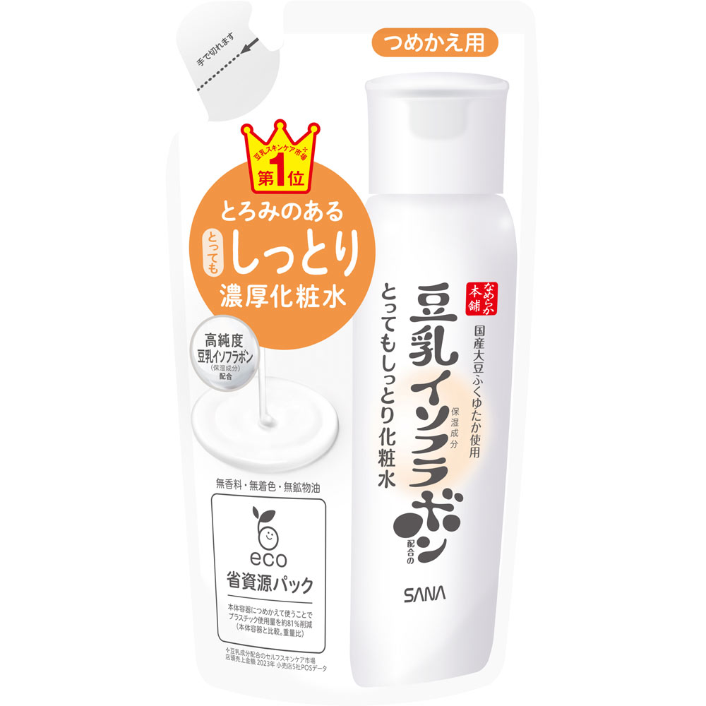 なめらか本舗　とってもしっとり化粧水（つめかえ用） １８０ＭＬ 常盤薬品工業