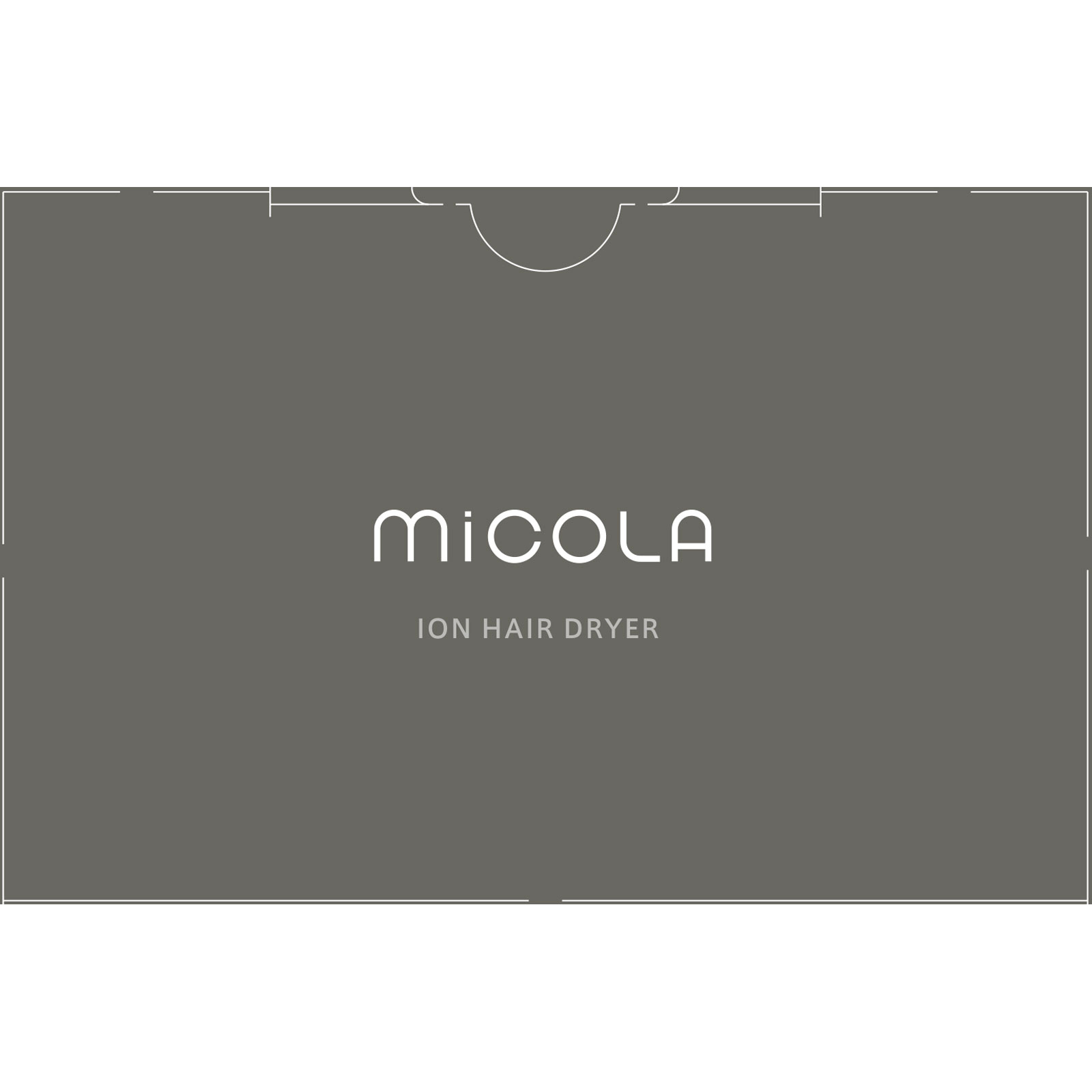 ｍｉｃｏｌａ（ミコラ） イオンドライヤー ダークグレー ＨＤＲ－Ｍ１０１－Ｈ アイリスオーヤマ