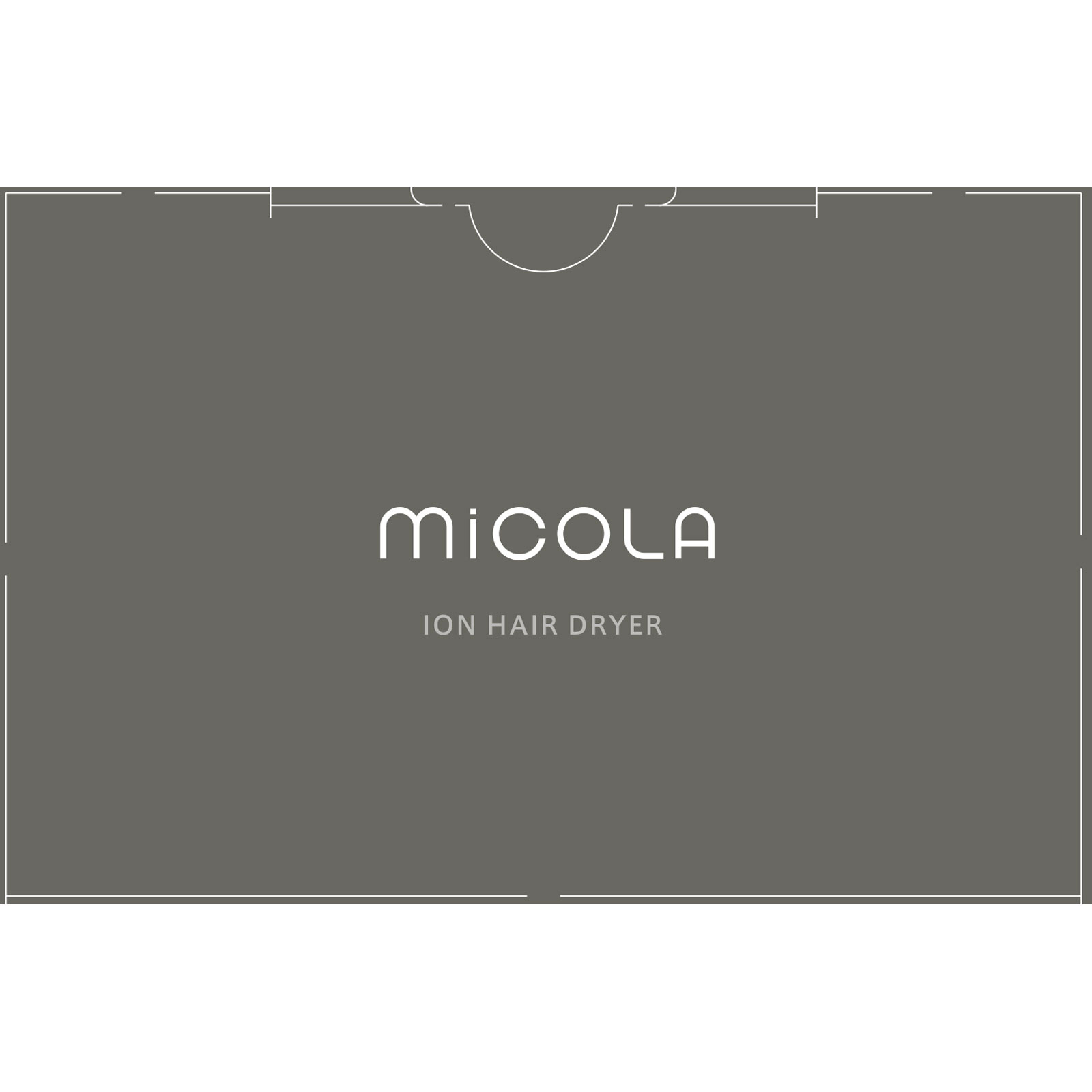 イオンドライヤーｍｉｃｏｌａ（ミコラ） ダークグレー ＨＤＲ－Ｍ２０１－Ｈ アイリスオーヤマ