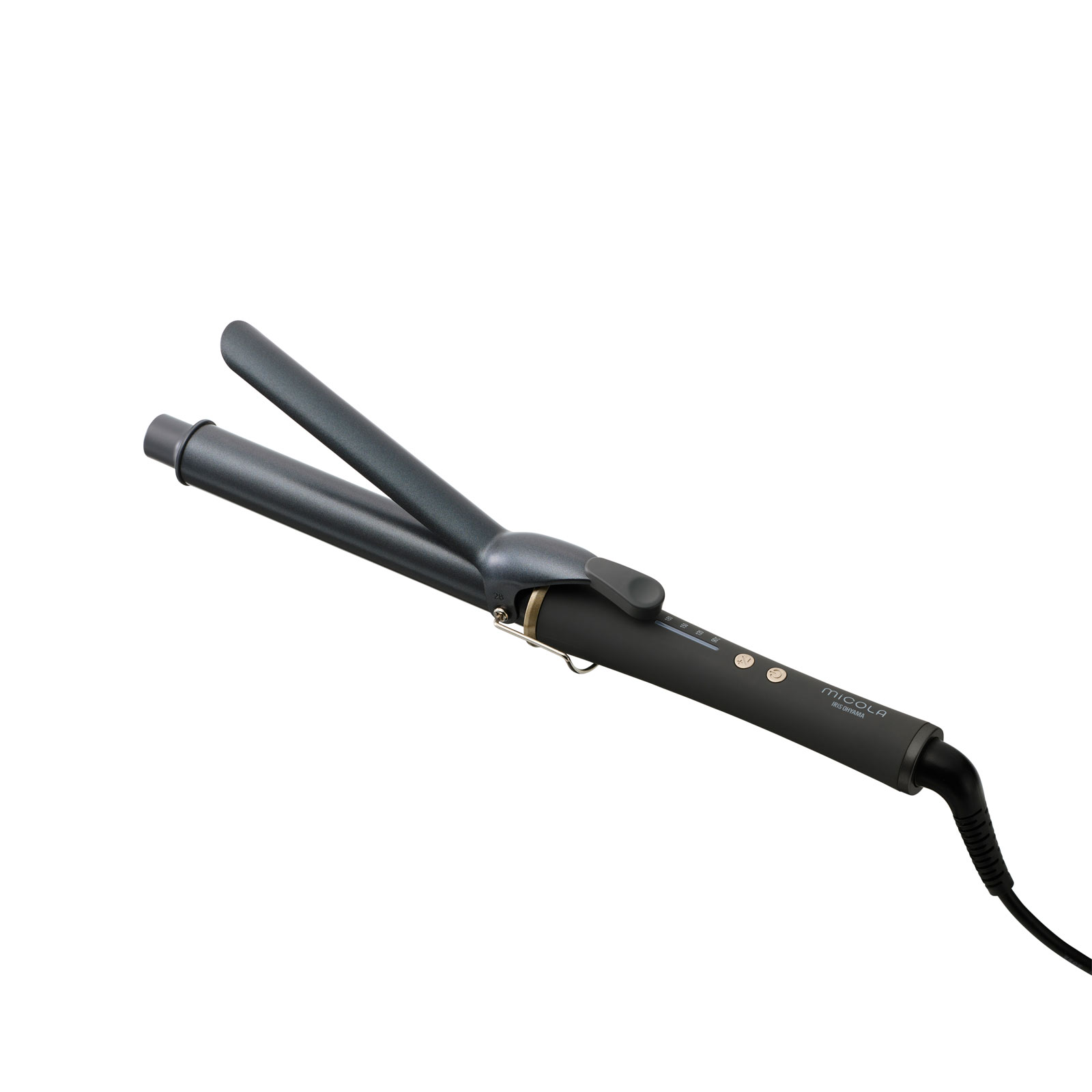 カールアイロンｍｉｃｏｌａ（ミコラ） ダークグレー ２８ｍｍ ＨＩＲ－ＭＣ２０１－Ｈ アイリスオーヤマ