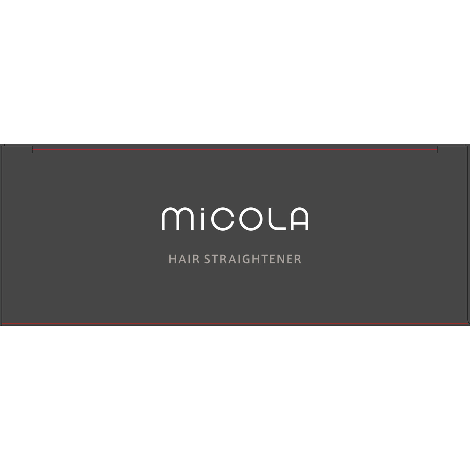 ストレートアイロンｍｉｃｏｌａ（ミコラ） ダークグレー ＨＩＲ－ＭＳ１０１－Ｈ アイリスオーヤマ