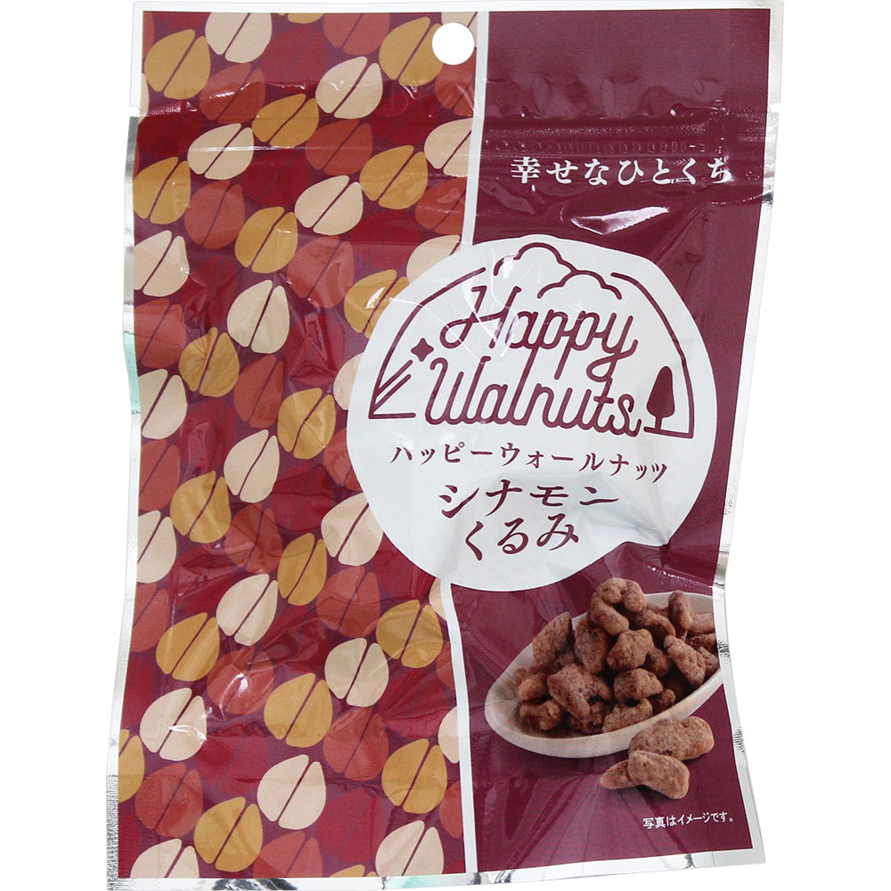 Ｈａｐｐｙ　Ｗａｌｎｕｔｓ　シナモンくるみ ３５ｇ 佃食品