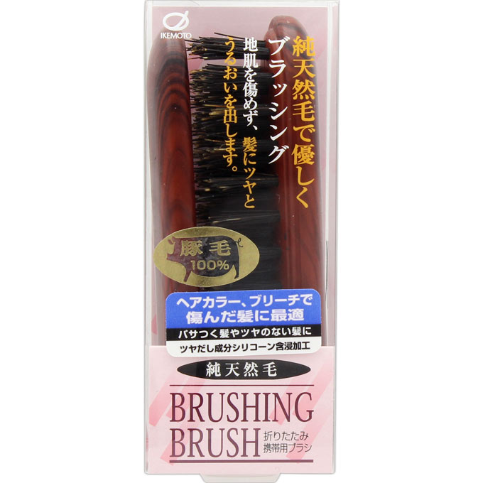 デュボア シリコーン含浸加工 天然毛ヘアブラシ RW－102B ＿ 池本刷子工業