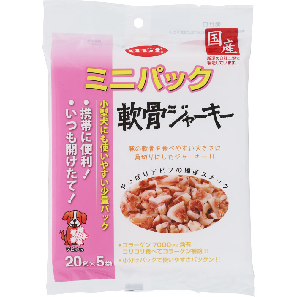 ｄｂｆ　ミニパック　軟骨ジャーキー １００ｇ デビフペット