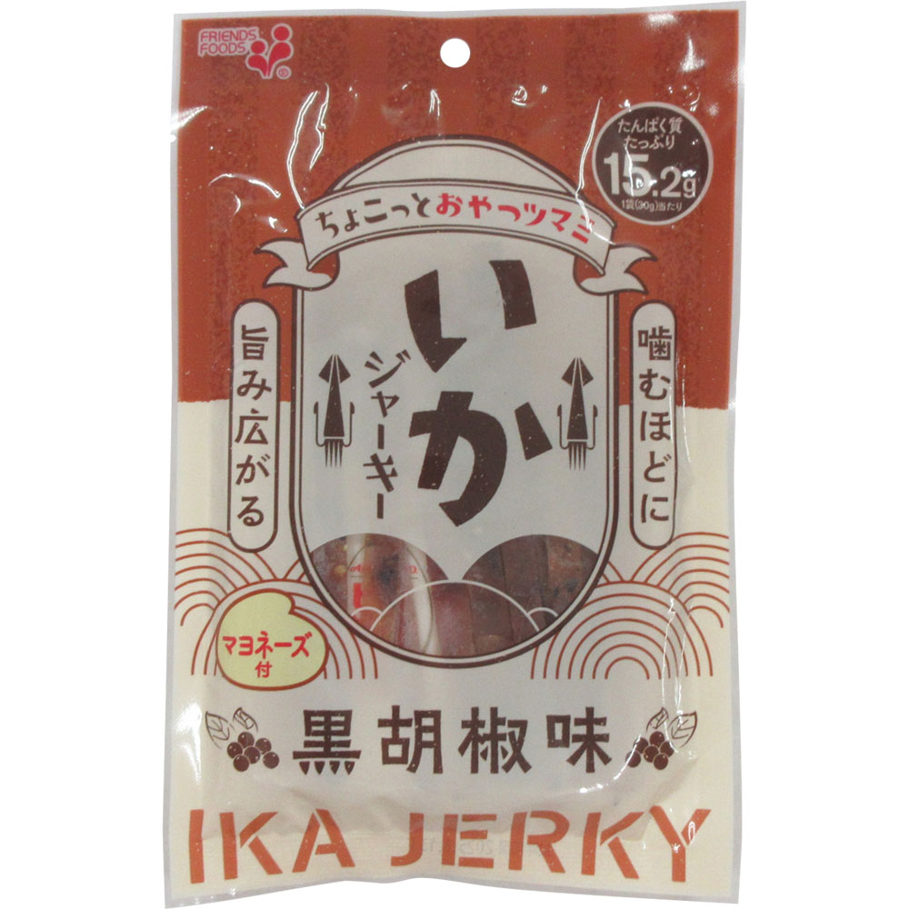 いかジャーキー黒胡椒味 ３０ｇ 井上食品