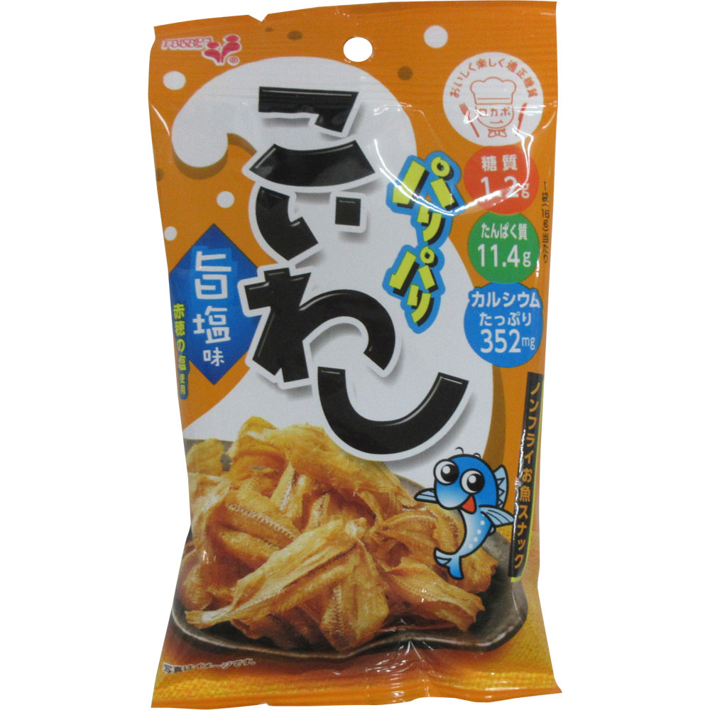 パリパリこいわし旨塩味 １６ｇ 井上食品