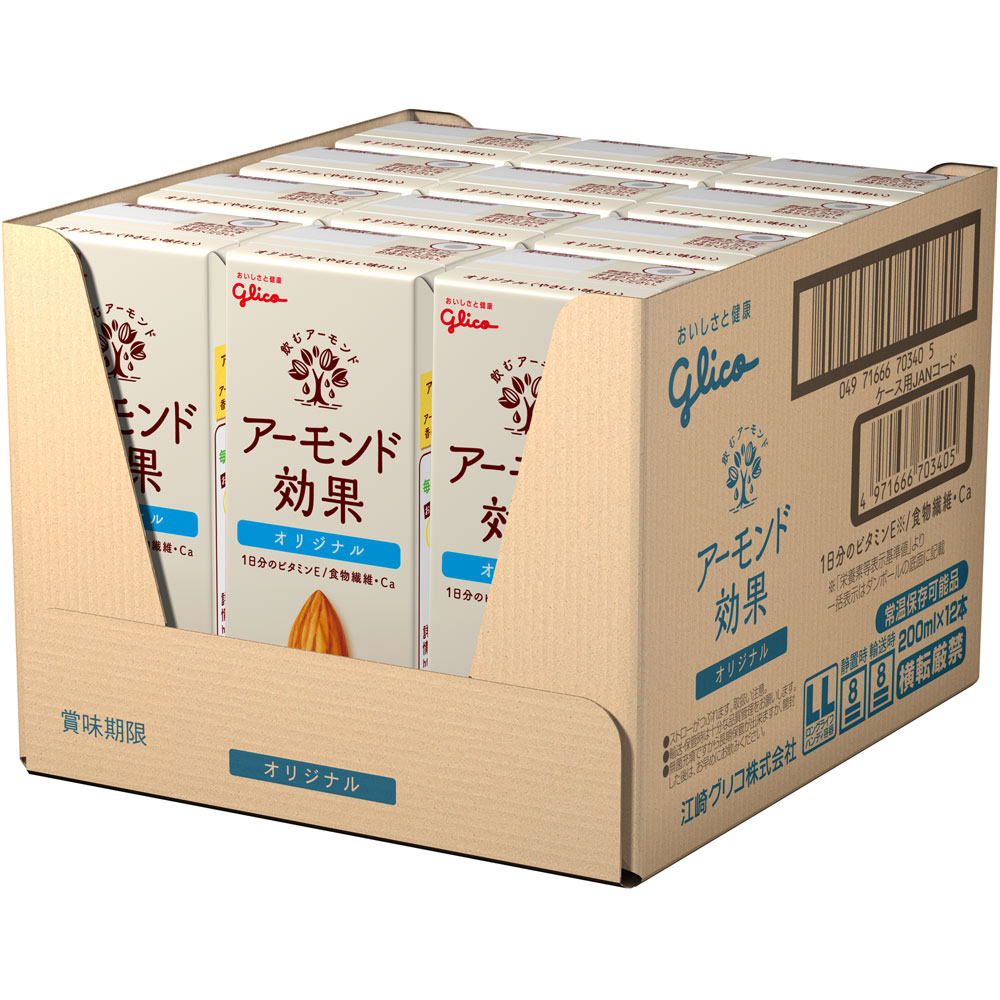 アーモンド効果　オリジナル ２００ｍＬ×１２ グリコ乳業