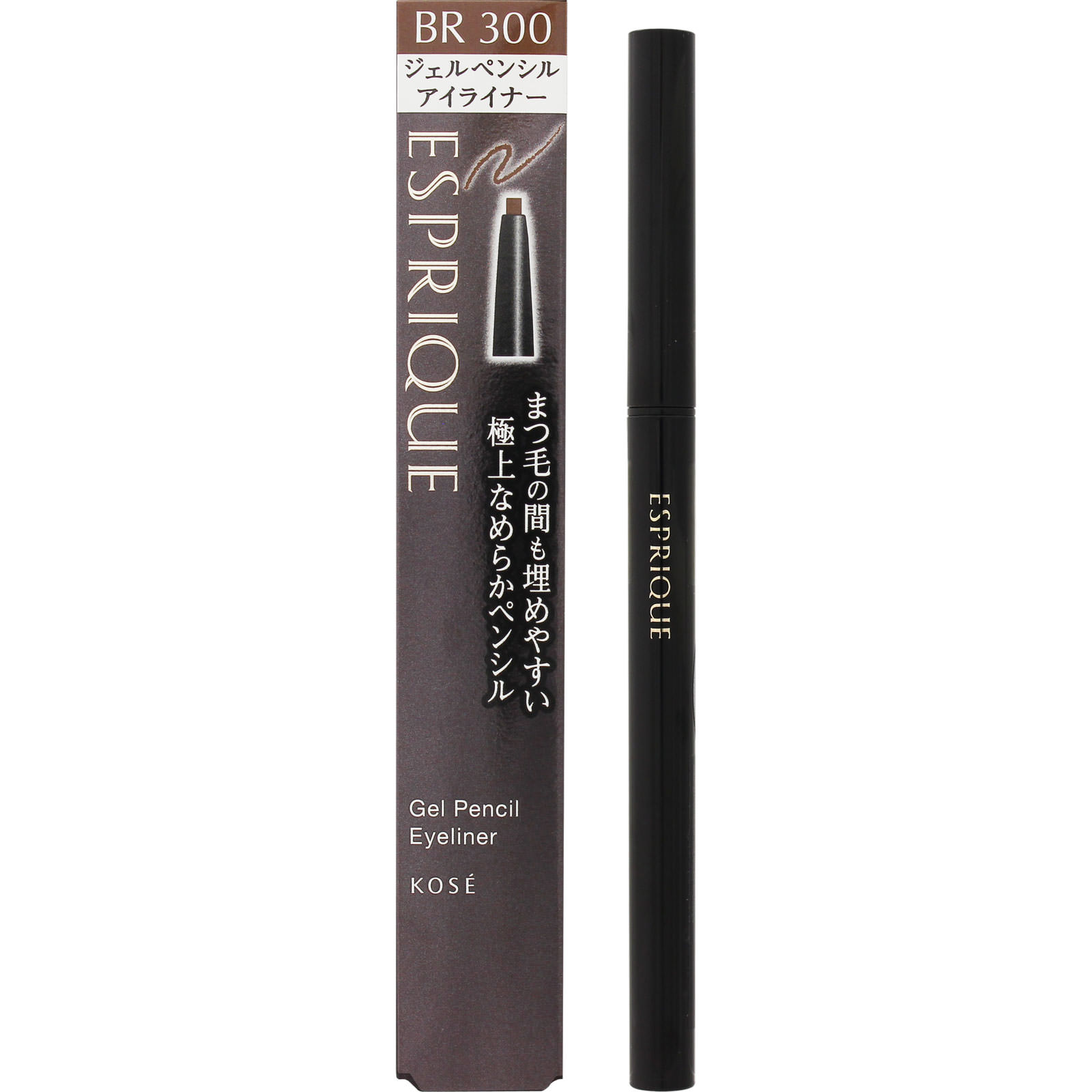 エスプリーク ジェルペンシル アイライナー BR300 ブラウン