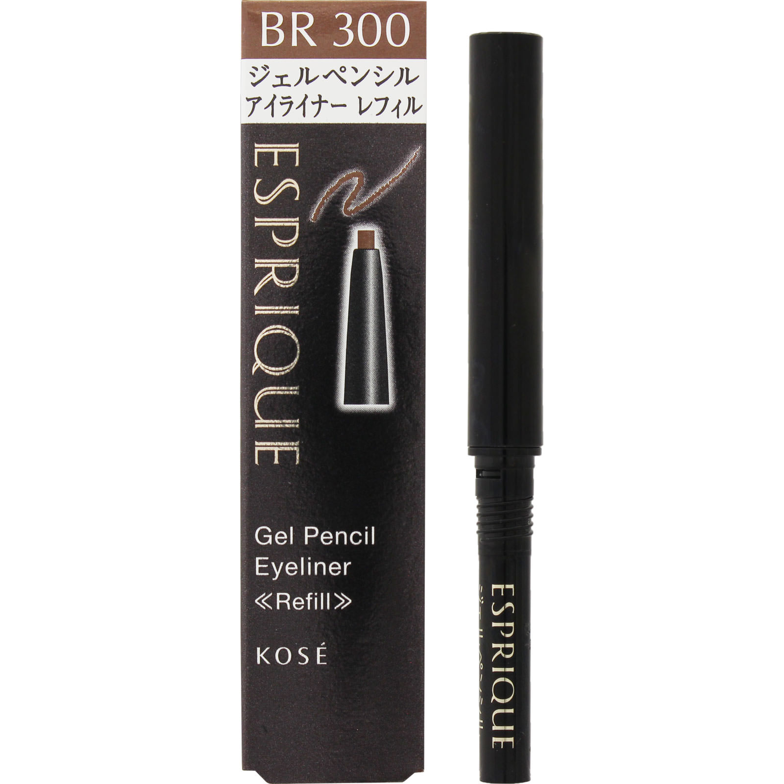エスプリーク ジェルペンシル アイライナー (レフィル) BR300 ブラウン 0.1g コーセー