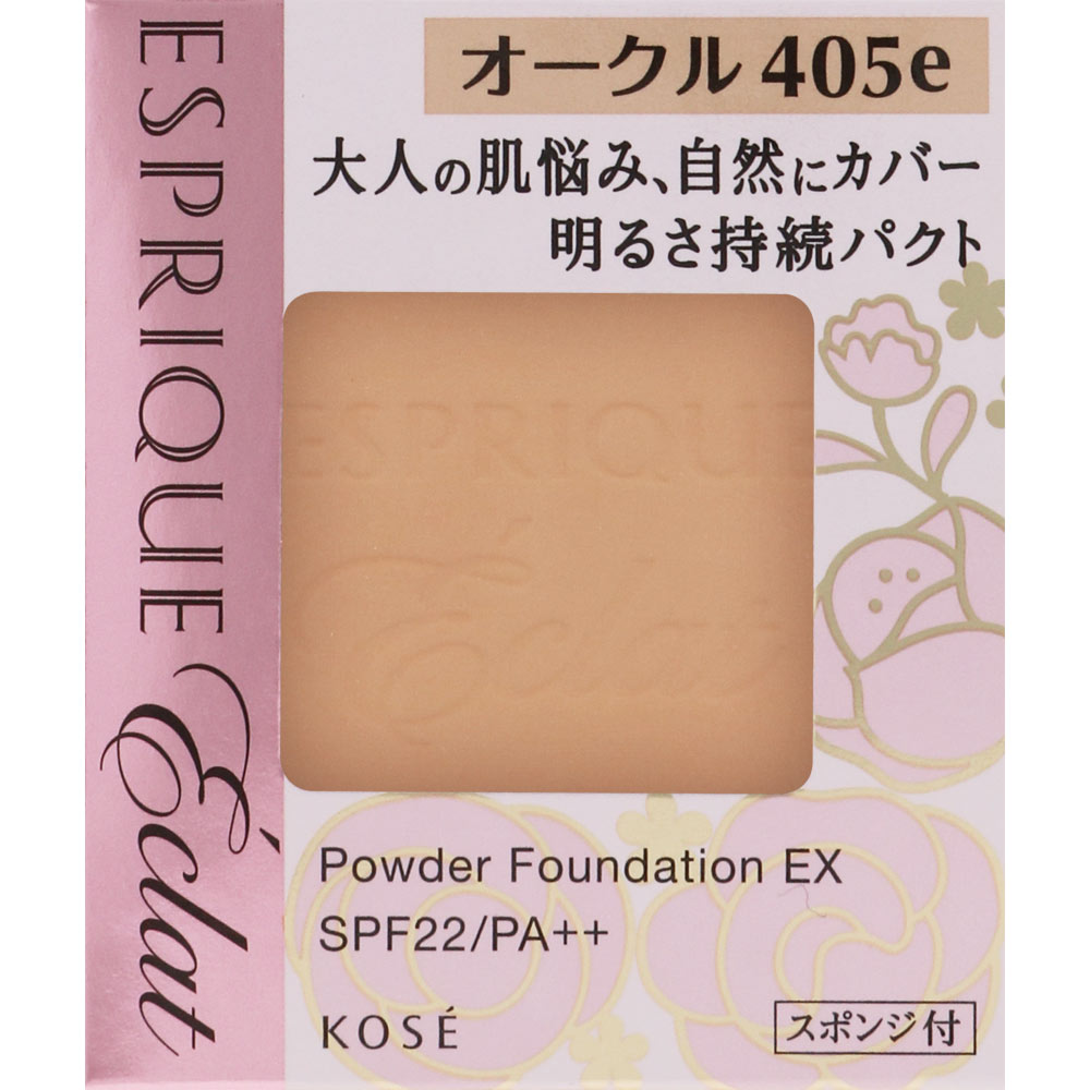 エスプリーク  エクラ  明るさ持続  パクト  ＥＸ ＯＣ４０５ｅ オークル ９．３ｇ コーセー