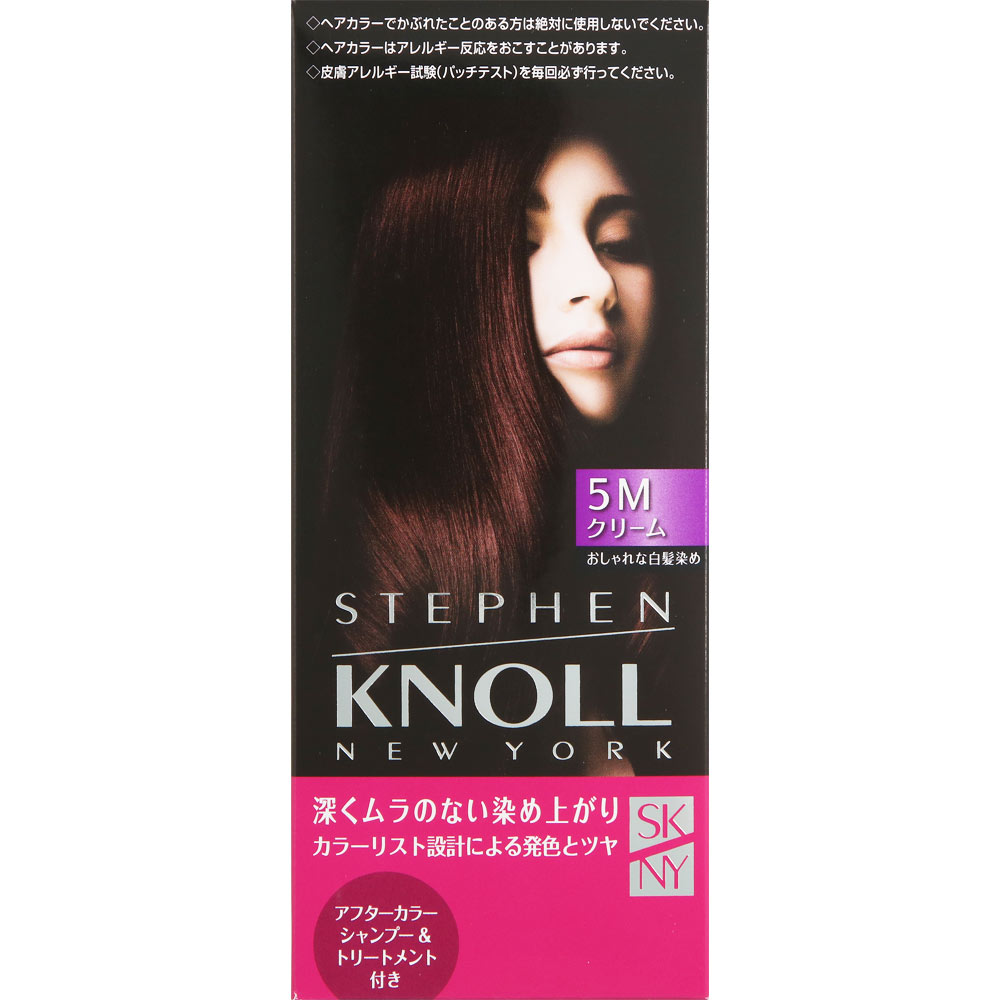スティーブンノル カラークチュール クリームヘアカラー 5M ディープマロンブラウン ＿ コーセー (医薬部外品)