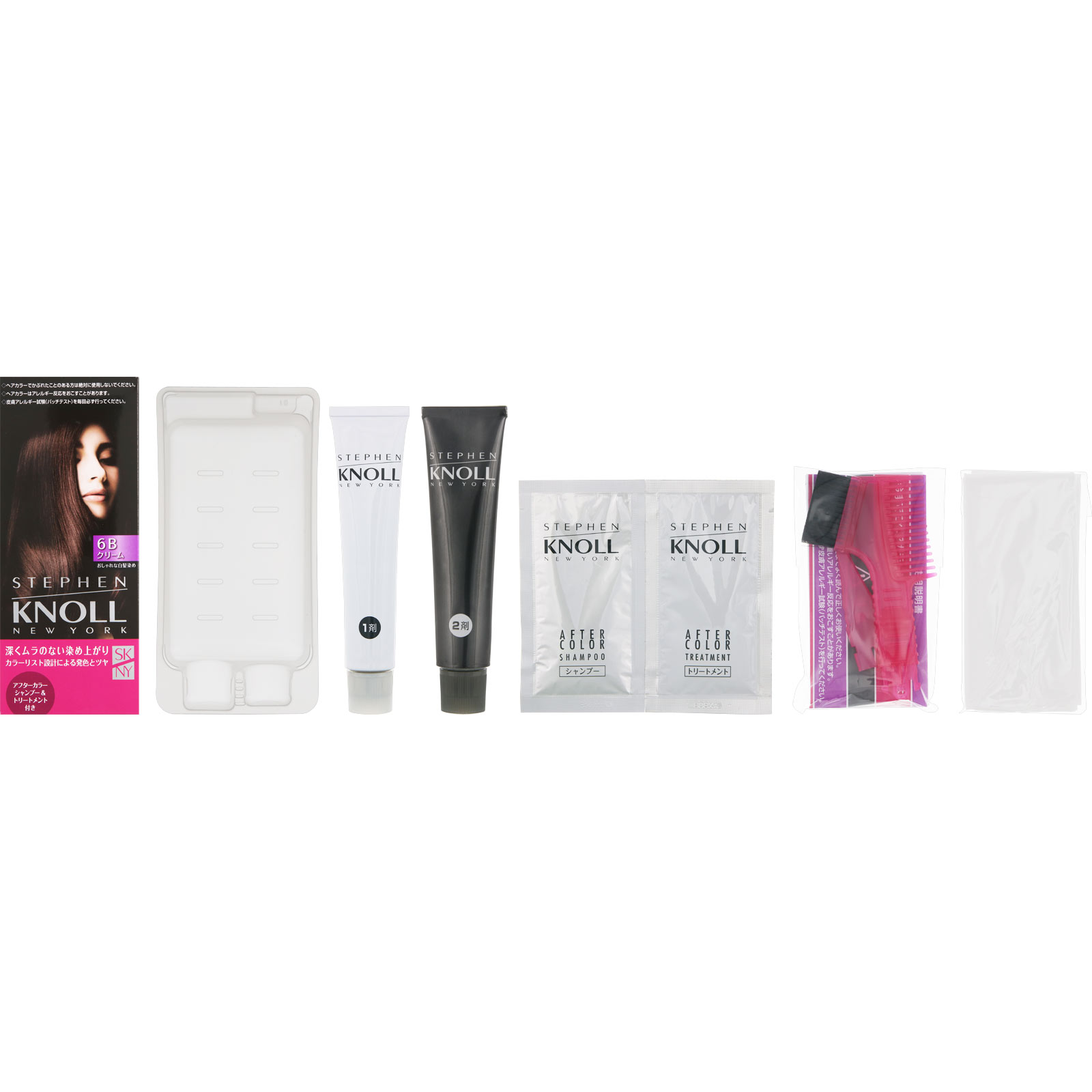 スティーブンノル カラークチュール クリームヘアカラー 6B ミディアムブラウン ＿ コーセー (医薬部外品)