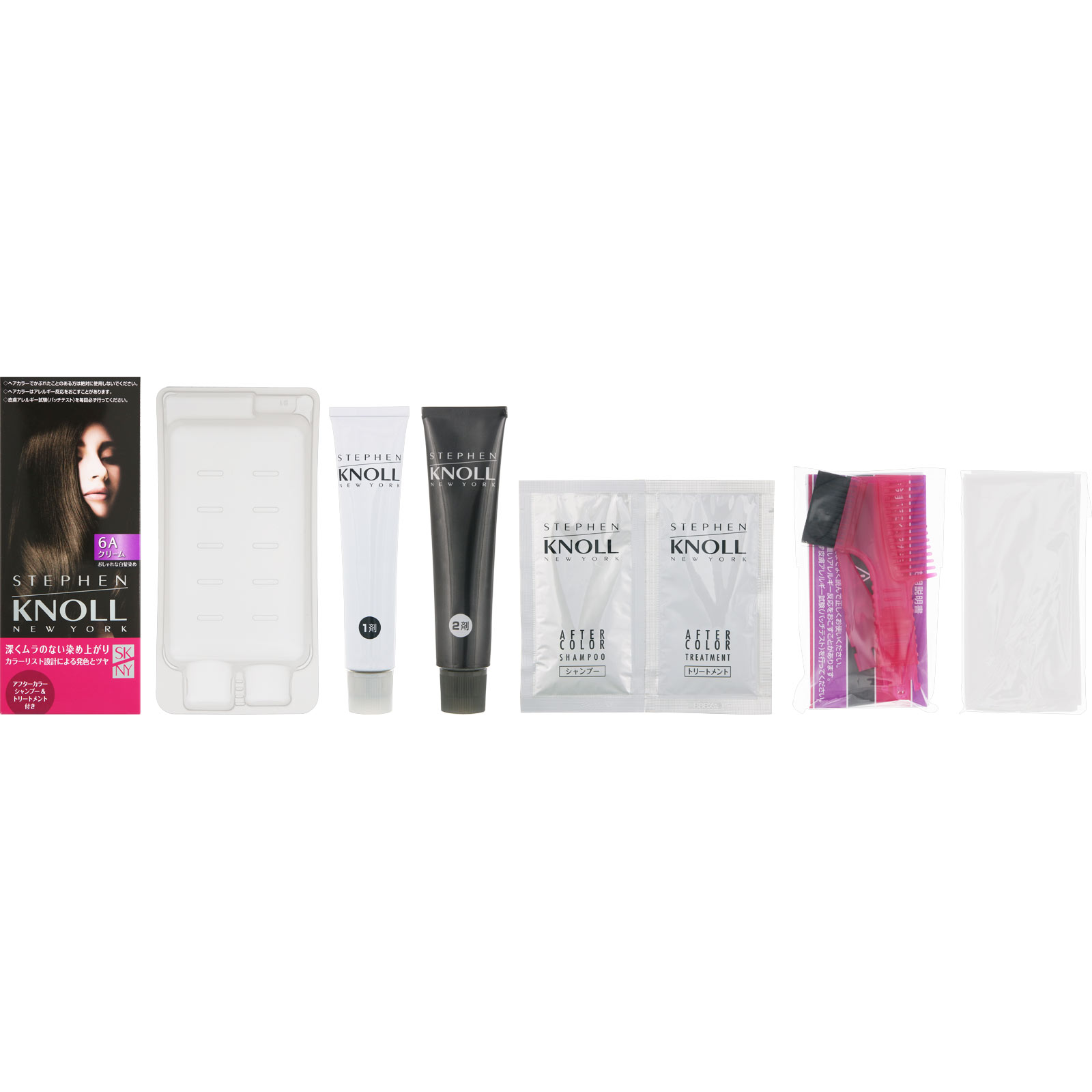 スティーブンノル カラークチュール クリームヘアカラー 6A アイスブラウン ＿ コーセー (医薬部外品)