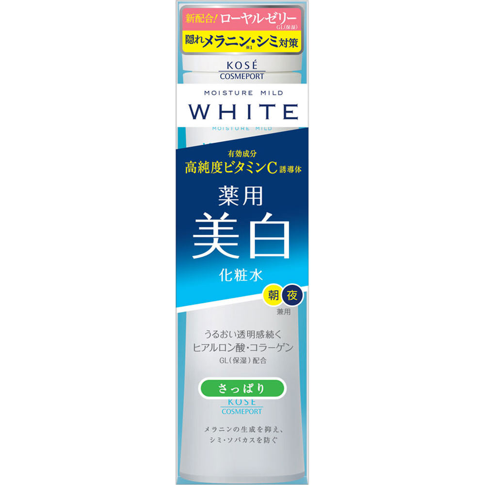 モイスチュアマイルド ホワイト ローションＬ（さっぱり） １８０ｍｌ ＫＯＳＥコスメポート (医薬部外品)