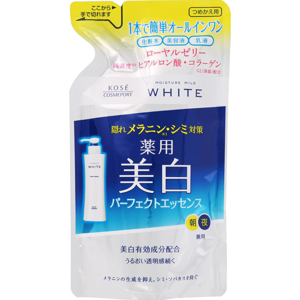 モイスチュアマイルド ホワイト パーフェクトエッセンス つめかえ ２００ｍｌ ＫＯＳＥコスメポート (医薬部外品)