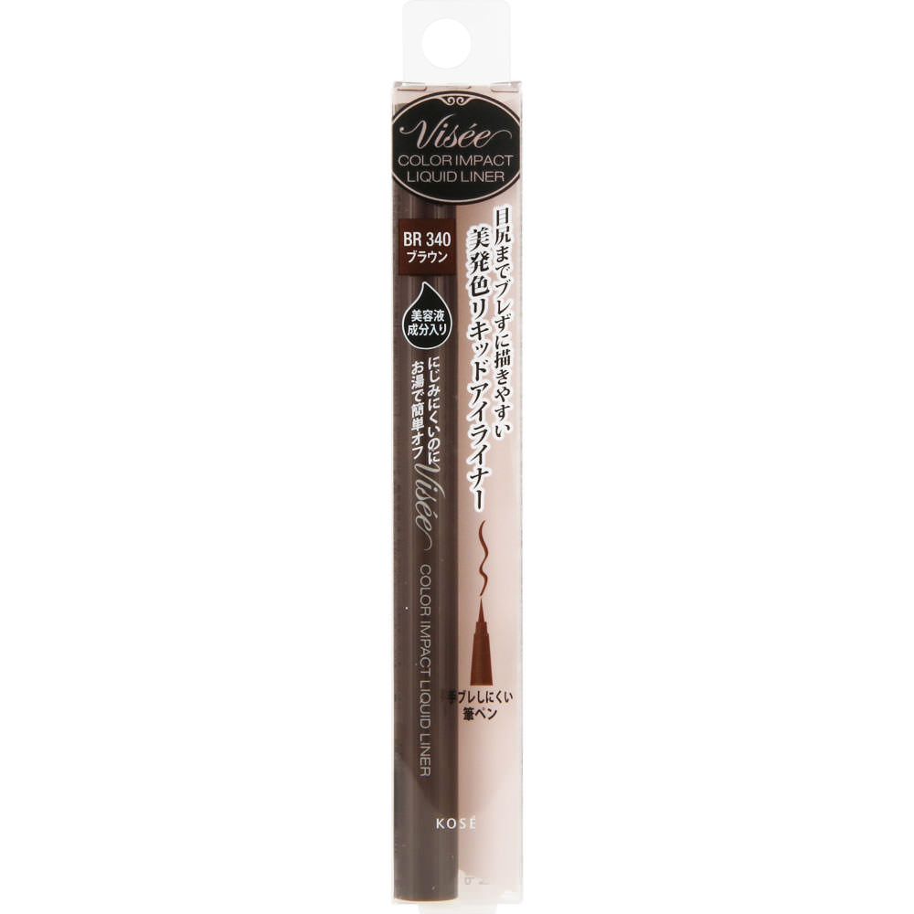 ヴィセ リシェ カラーインパクト リキッドライナー ＢＲ３４０ ブラウン ０．４ｍｌ コーセー