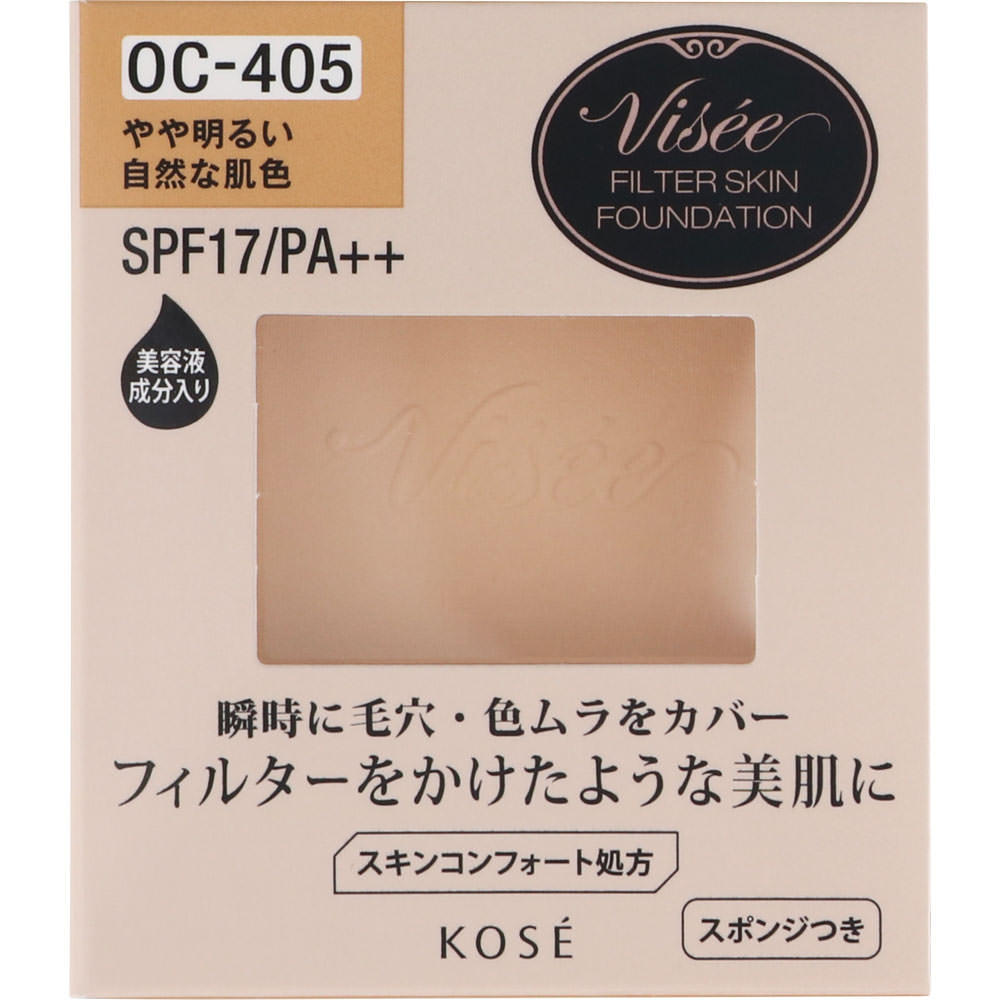 ヴィセ リシェ フィルタースキン ファンデーション ＯＣ－４０５ やや明るい自然な肌色 １０ｇ コーセー