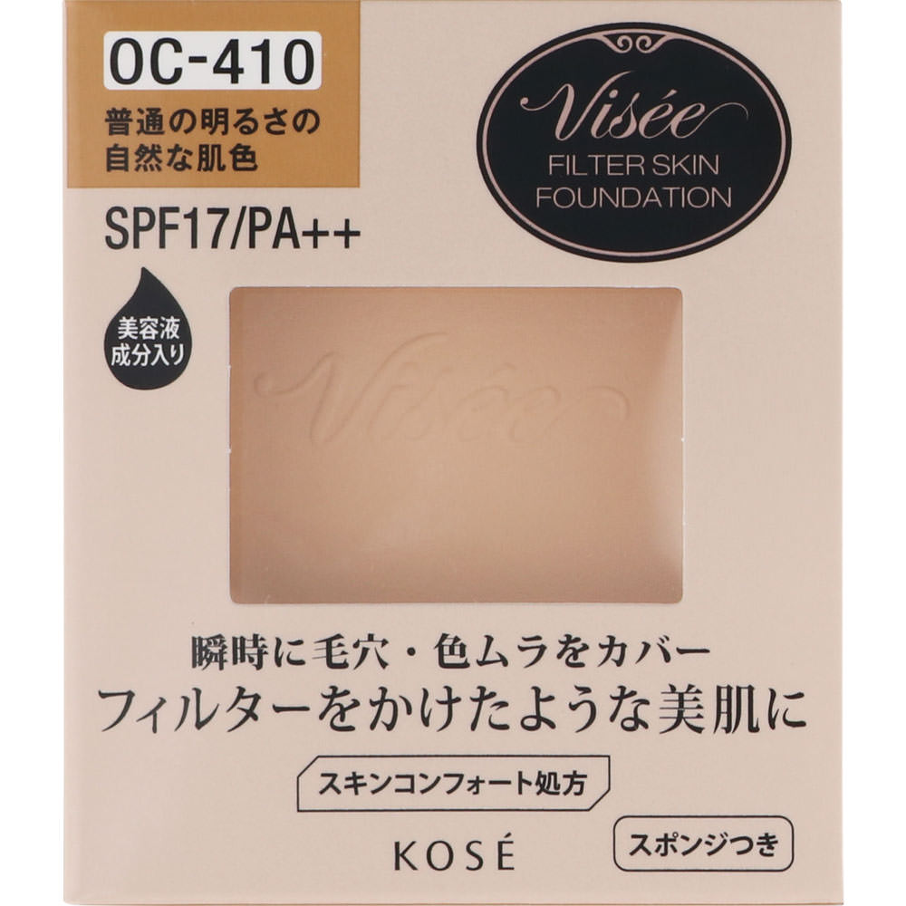 ヴィセ リシェ フィルタースキン ファンデーション ＯＣ－４１０ 普通の明るさの自然な肌色 １０ｇ コーセー