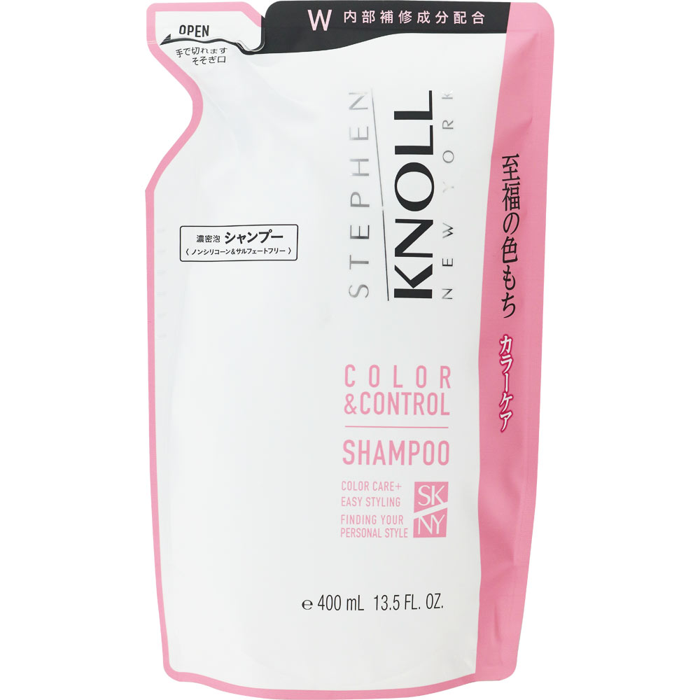 スティーブンノル カラーコントロール シャンプー W (詰替え用) ４００ｍＬ コーセー