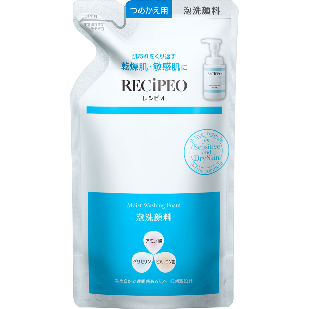 レシピオモイストウォッシングフォームレフィル １８０ｍＬ