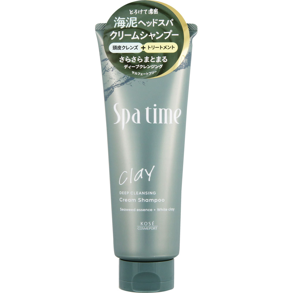 スパタイム　クリームシャンプー　（ディープクレンジング） ２５０ｇ ＫＯＳＥコスメポート