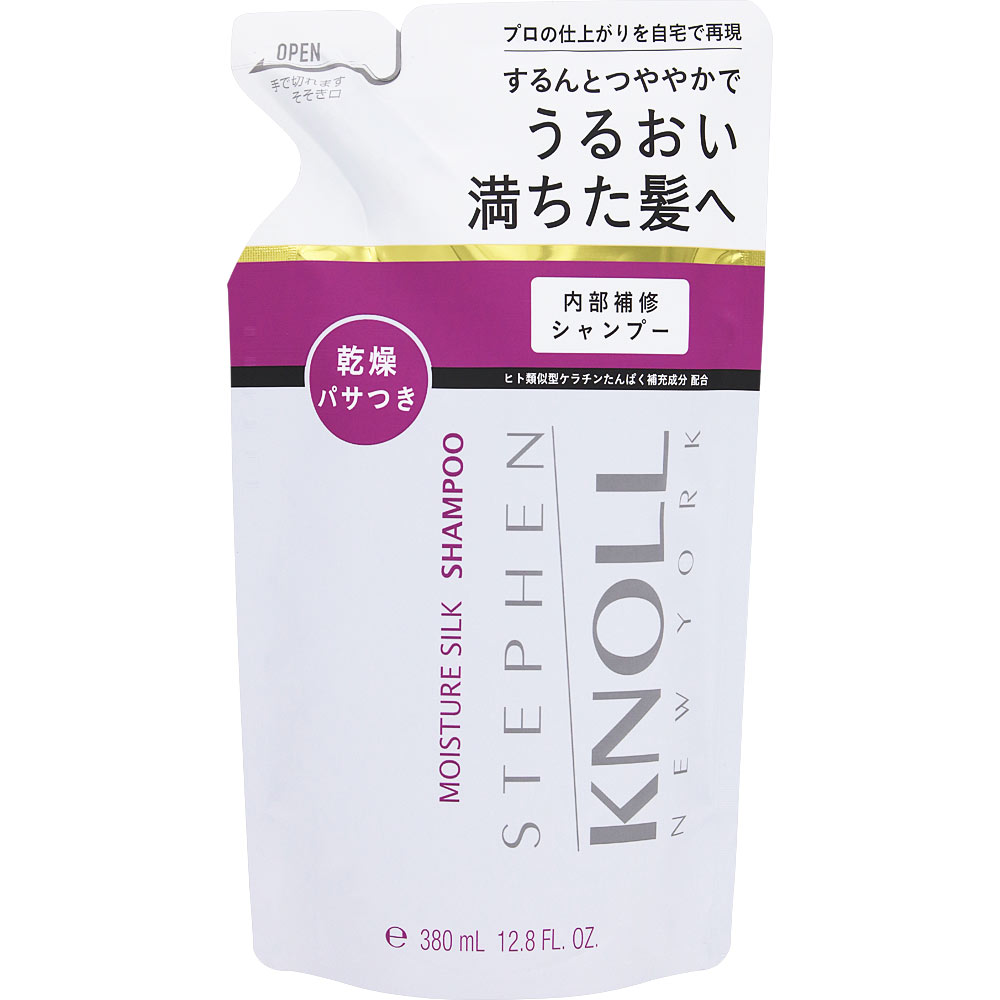 スティーブンノル　モイスチュア　シルク　シャンプー　（詰め替え用） ３８０ｍＬ コーセー