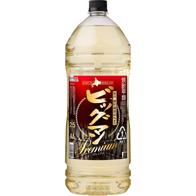ビッグマンプレミアム ２５％ ペット ４０００ｍｌ 合同酒精