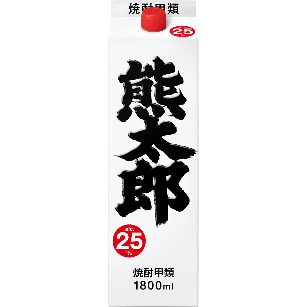 熊太郎　２５度パック １８００ｍｌ 合同酒精