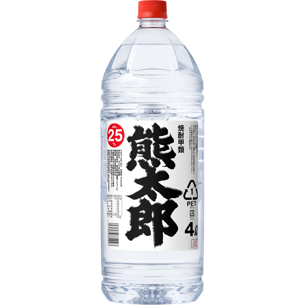 熊太郎　２５度ペット ４０００ｍｌ 合同酒精
