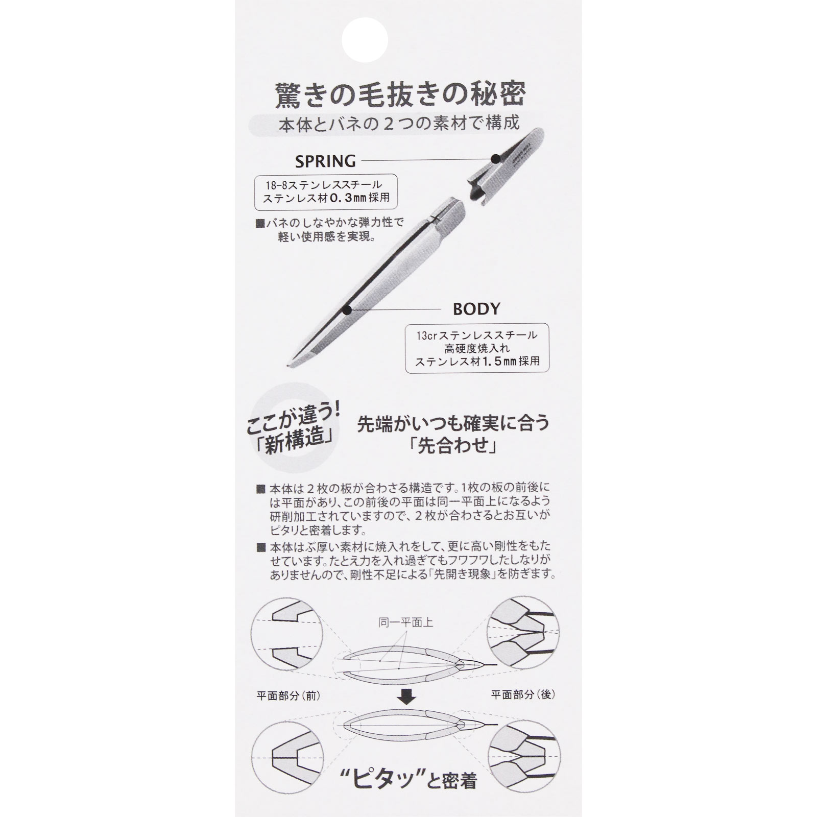 驚きの毛抜き・ミニ _ グリーンベル