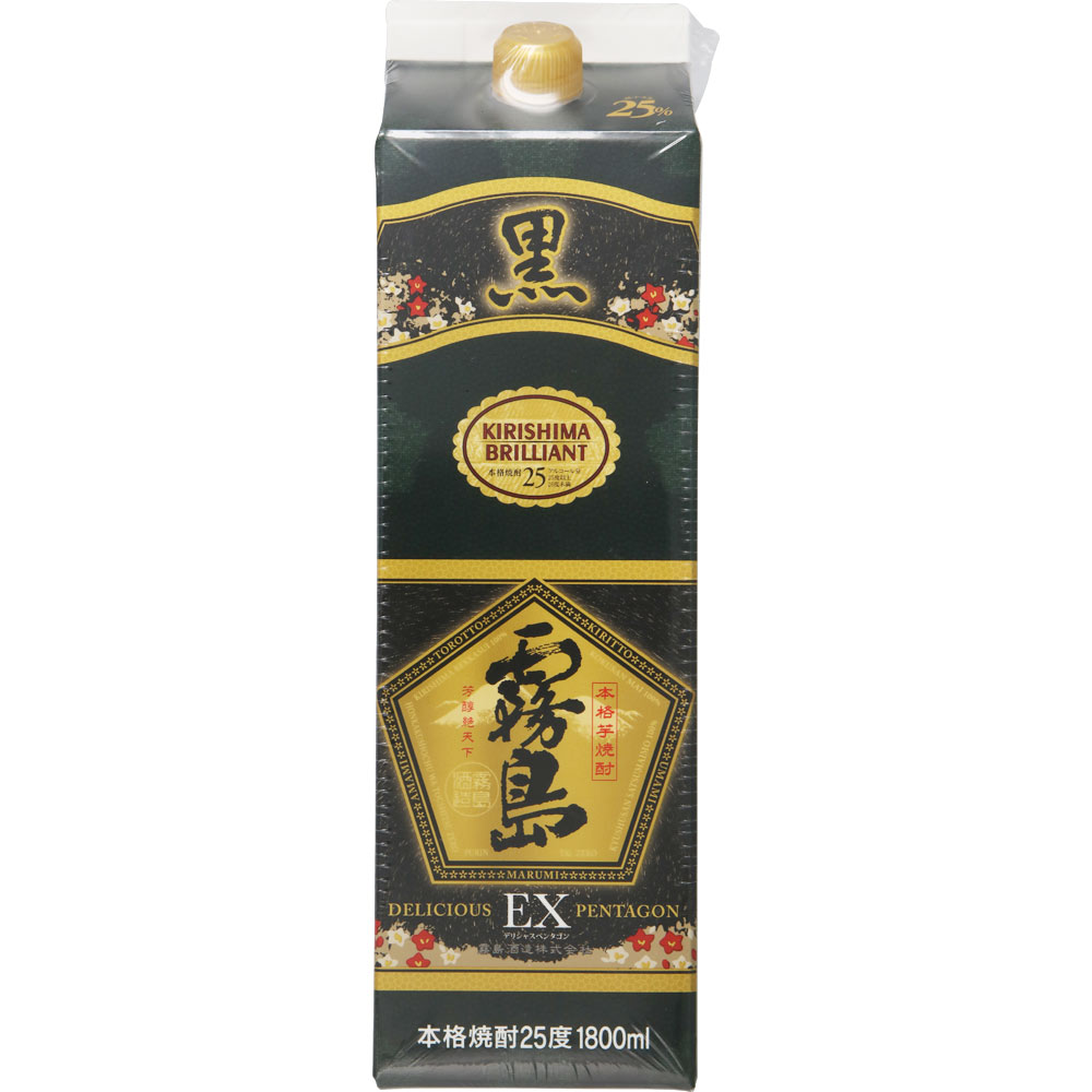 乙 ２５度 黒霧島ＥＸ パック １８００ｍｌ 霧島酒造
