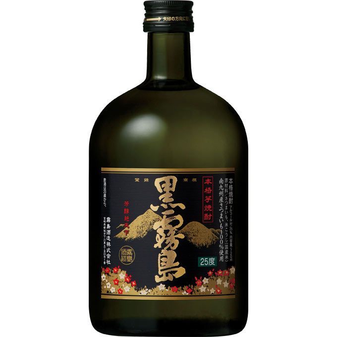 黒霧島 ２５度 瓶 ７２０ｍｌ 霧島酒造