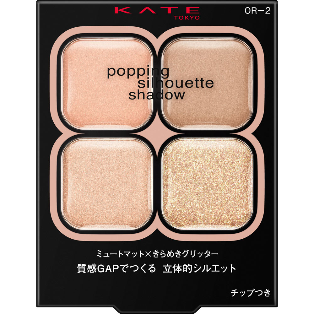 ケイト　ポッピングシルエットシャドウ　ＯＲ－２ ３．６ｇ カネボウ化粧品