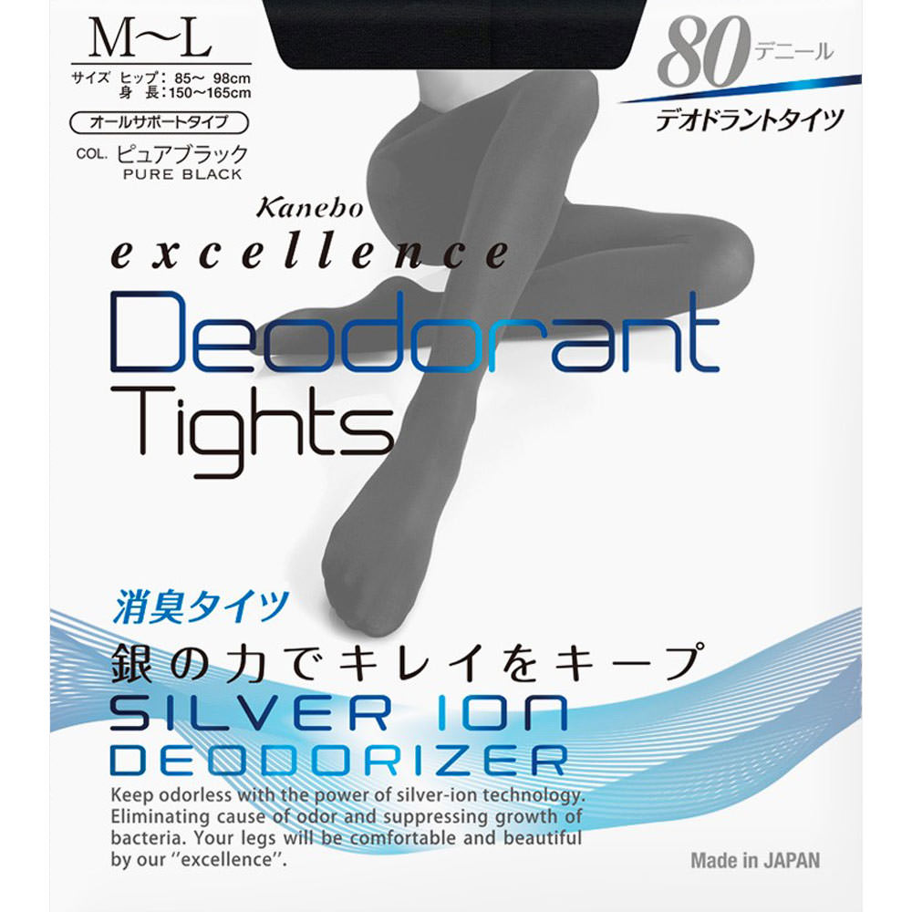 ＭＫ　エクセレンス　ＤＥＯタイツ　８０デニール Ｍ－Ｌ カネボウ化粧品