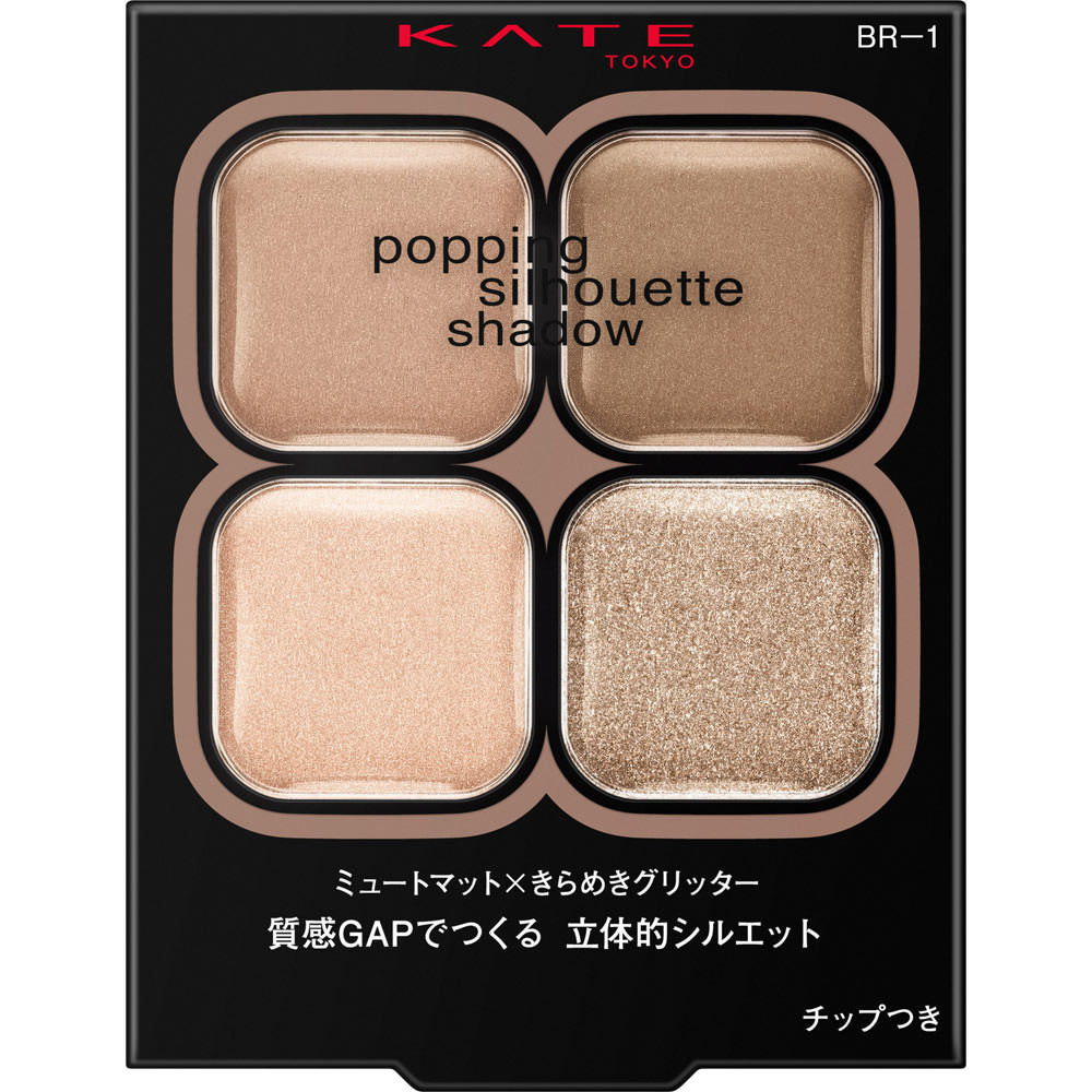 ケイト　ポッピングシルエットシャドウ　ＢＲ－１ ３．６ｇ カネボウ化粧品