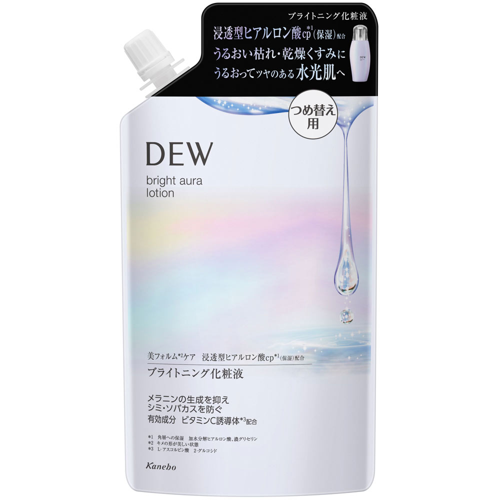 ＤＥＷ　ブライトオーラローション　レフィル １６０ｍｌ カネボウ化粧品 (医薬部外品)