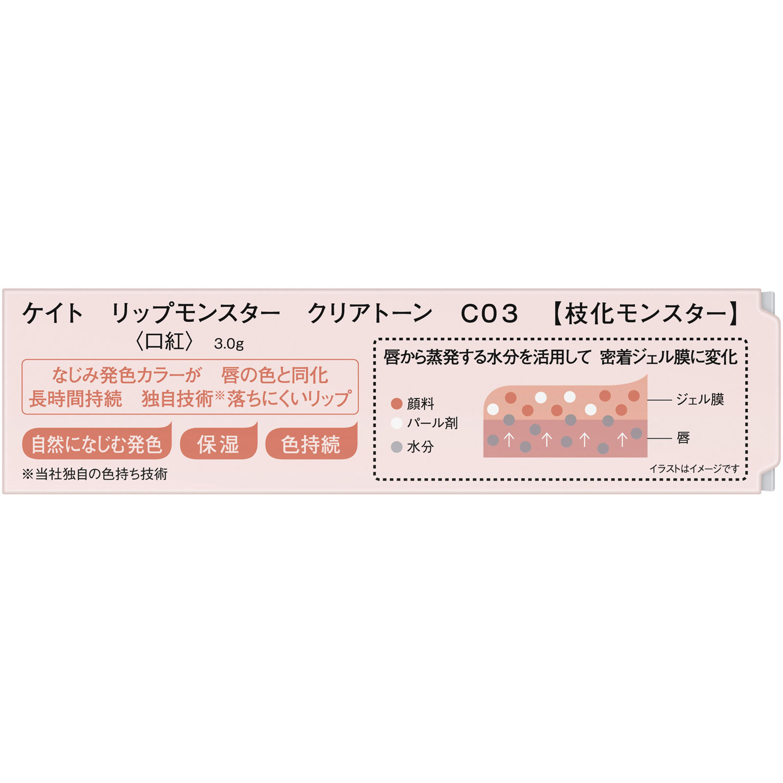 ケイト　リップモンスタークリアＴ　Ｃ０３ ３ｇ カネボウ化粧品