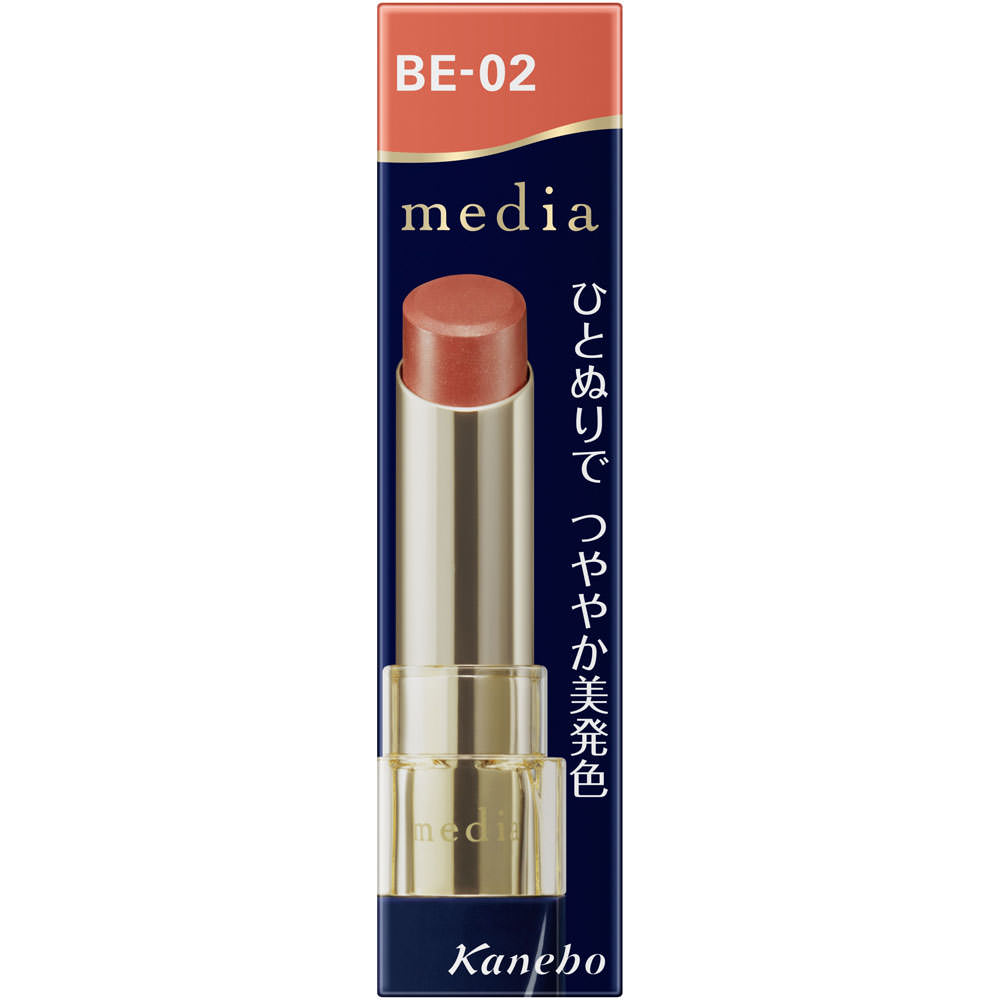 メディア　ブライトアップルージュ　ＢＥ－０２ ３．１ｇ カネボウ化粧品
