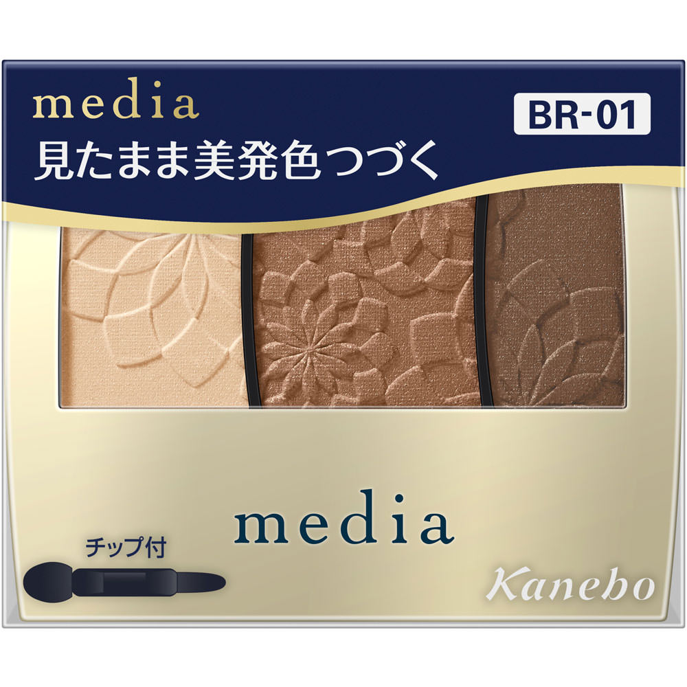 メディア　グラデカラーアイシャドウＮ　ＢＲ－０１ ３．１ｇ カネボウ化粧品