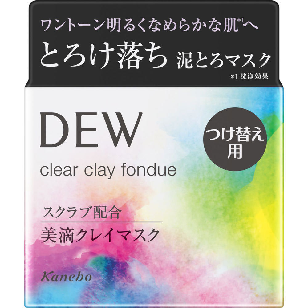 DEW(デュウ) クリアクレイフォンデュ （レフィル） 洗顔 90グラム ×5 Amazon | DEW(デュウ) クリアクレイフォンデュ 洗顔 90グラム