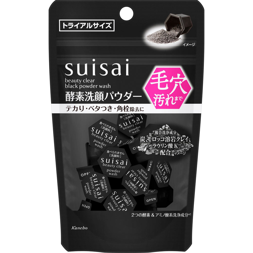 スイサイ　ビューティクリア　ブラック　パウダーウォッシュ（トライアル） ６ｇ カネボウ化粧品