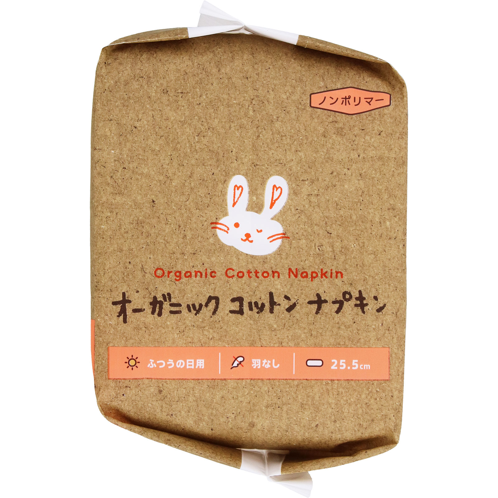 オーガニックコットンナプキン羽なし 16枚 コットン・ラボ (医薬部外品)