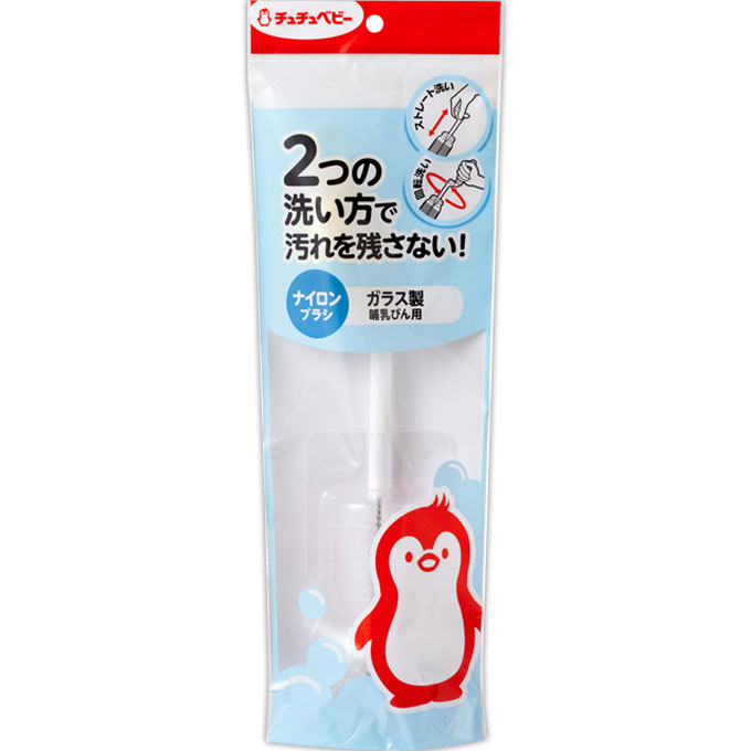チュチュベビー 哺乳びんナイロンブラシ １本 ジェクス