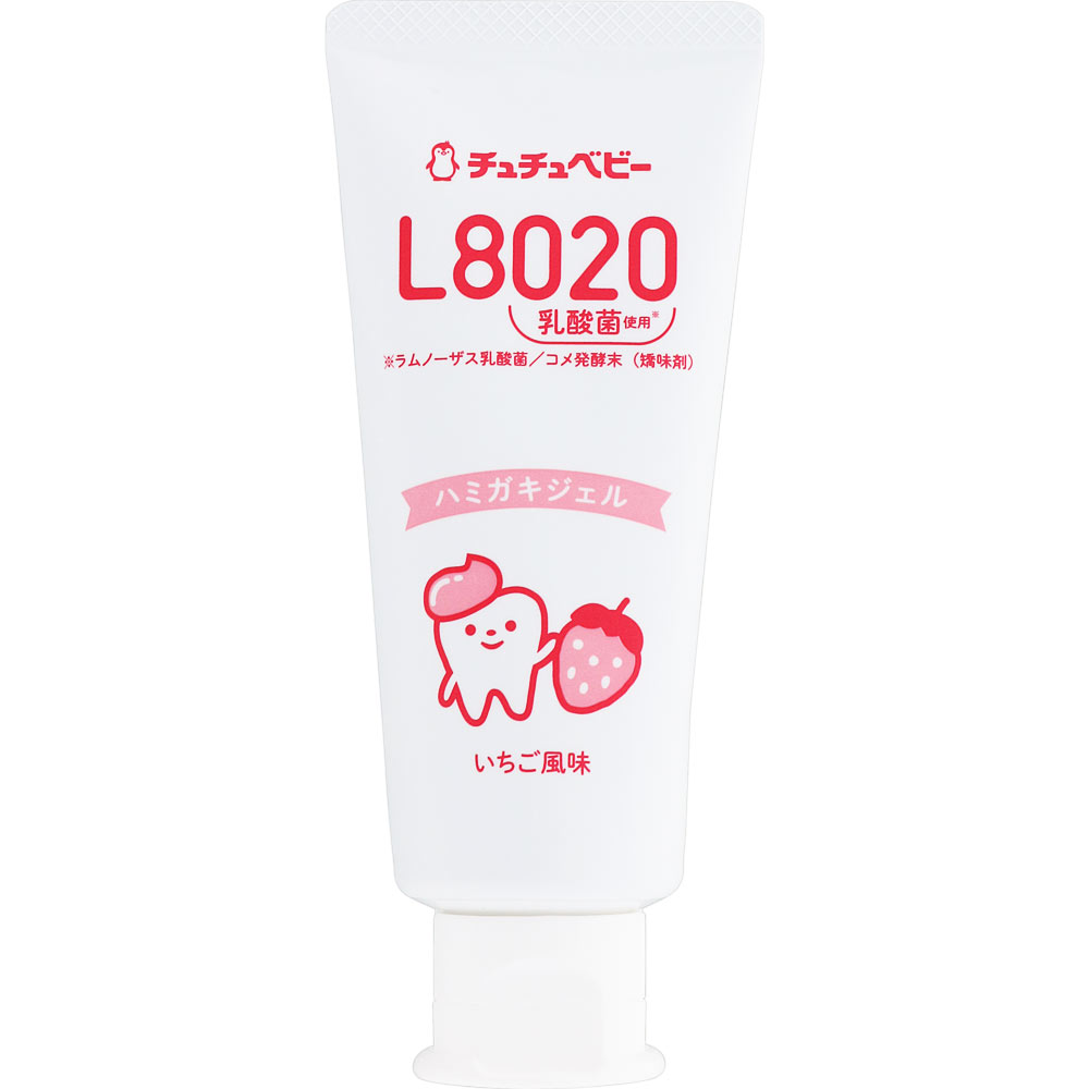 チュチュベビー Ｌ８０２１乳酸菌 薬用ハミガキジェル いちご ジェクス