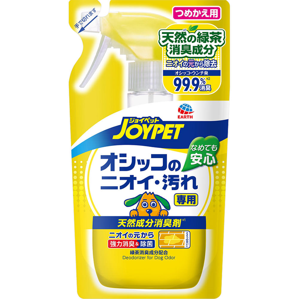 JOYPET 天然成分消臭剤 オシッコのニオイ・汚れ専用 つめかえ用 ２４０ｍｌ アース・ペット