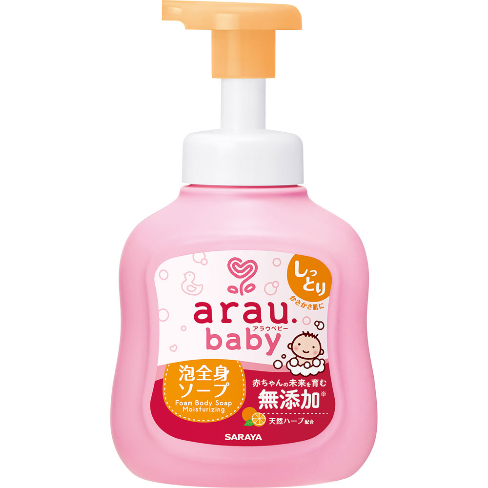 アラウベビー 泡全身ソープ しっとり 本体 ４５０ＭＬ サラヤ
