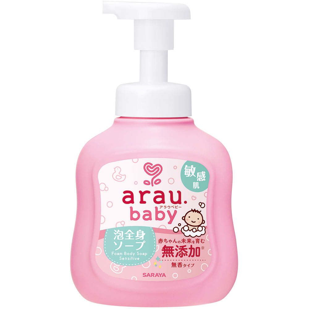 アラウベビー 泡全身ソープ 敏感肌 本体 ４５０ＭＬ サラヤ