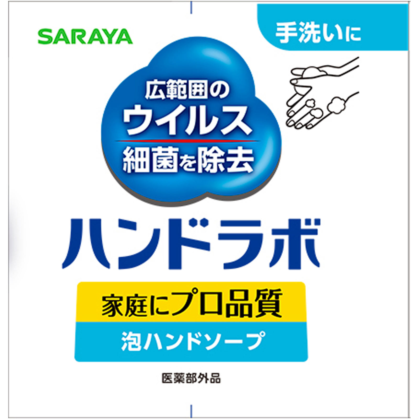 ハンドラボ薬用　泡ハンドソープ ２．７Ｌ サラヤ (医薬部外品)