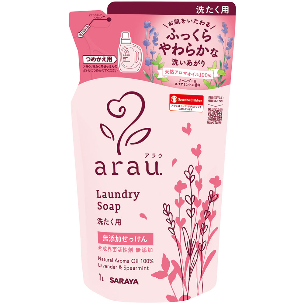 アラウ洗濯用せっけん 詰替 １Ｌ サラヤ