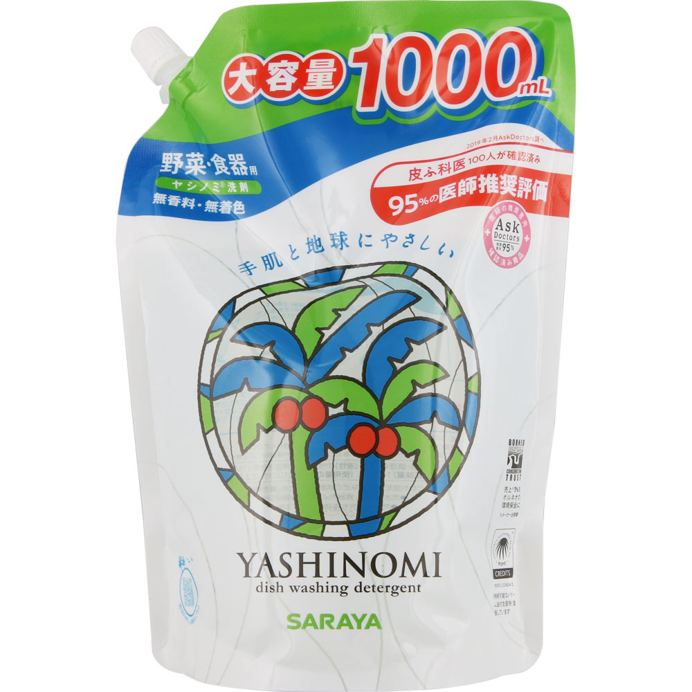 ヤシノミ洗剤 詰替用 １０００ｍｌ サラヤ